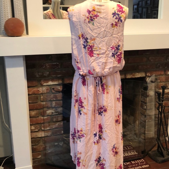 Ava & Viv Floral Pink High-Lo dress - Picture 3 of 12